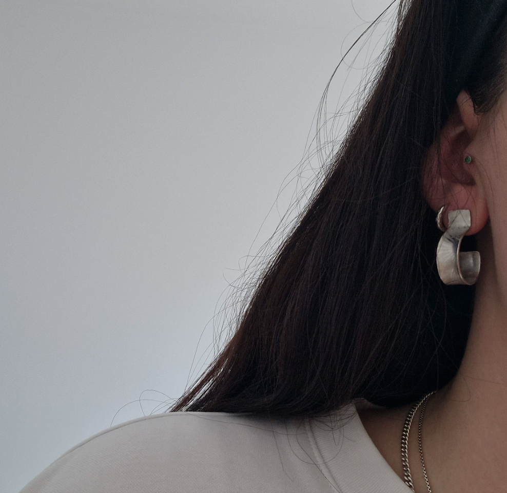 Sunburst hoop earrings (Ready to Ship)