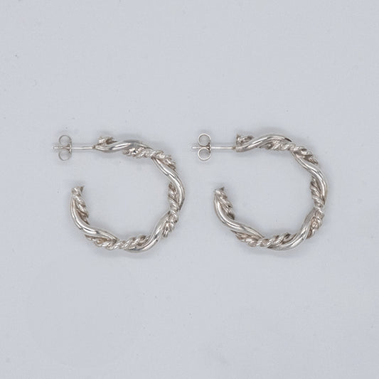 Chunky Wreath half-hoop earrings