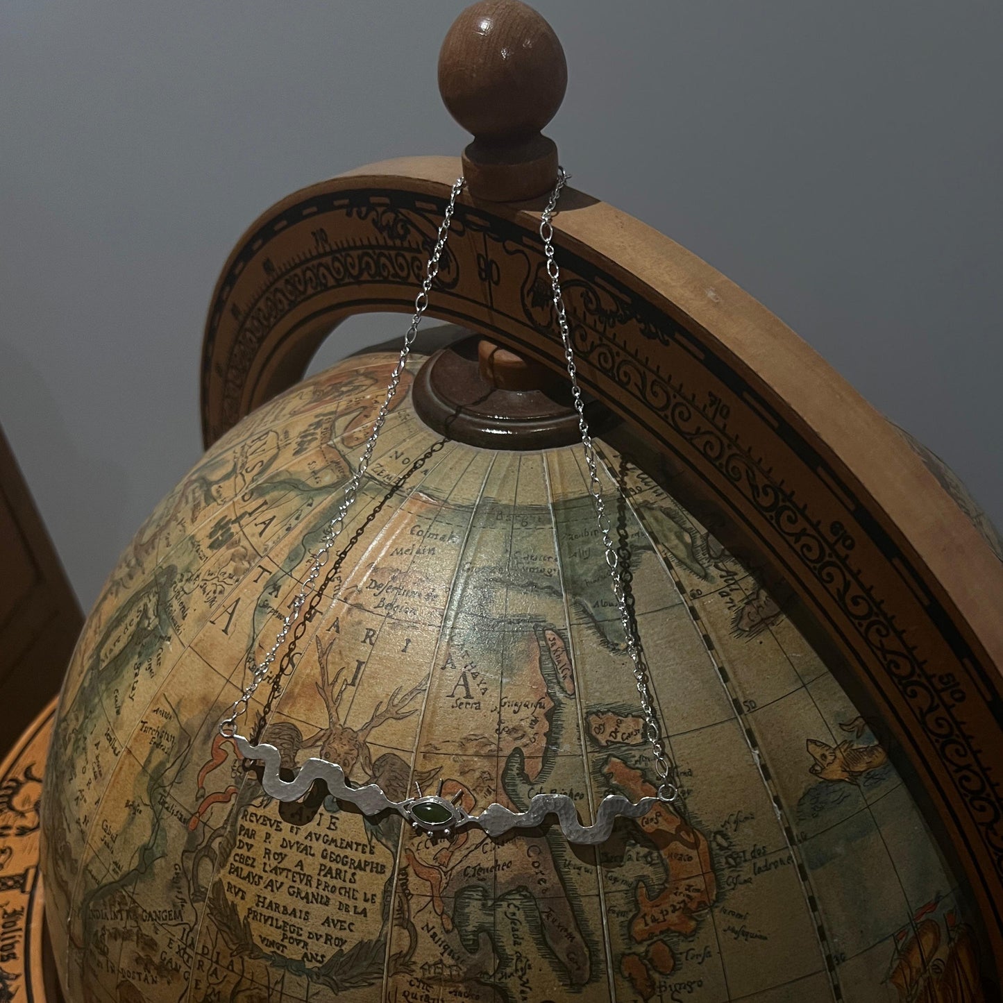 Jade snake necklet (Ready to Ship)